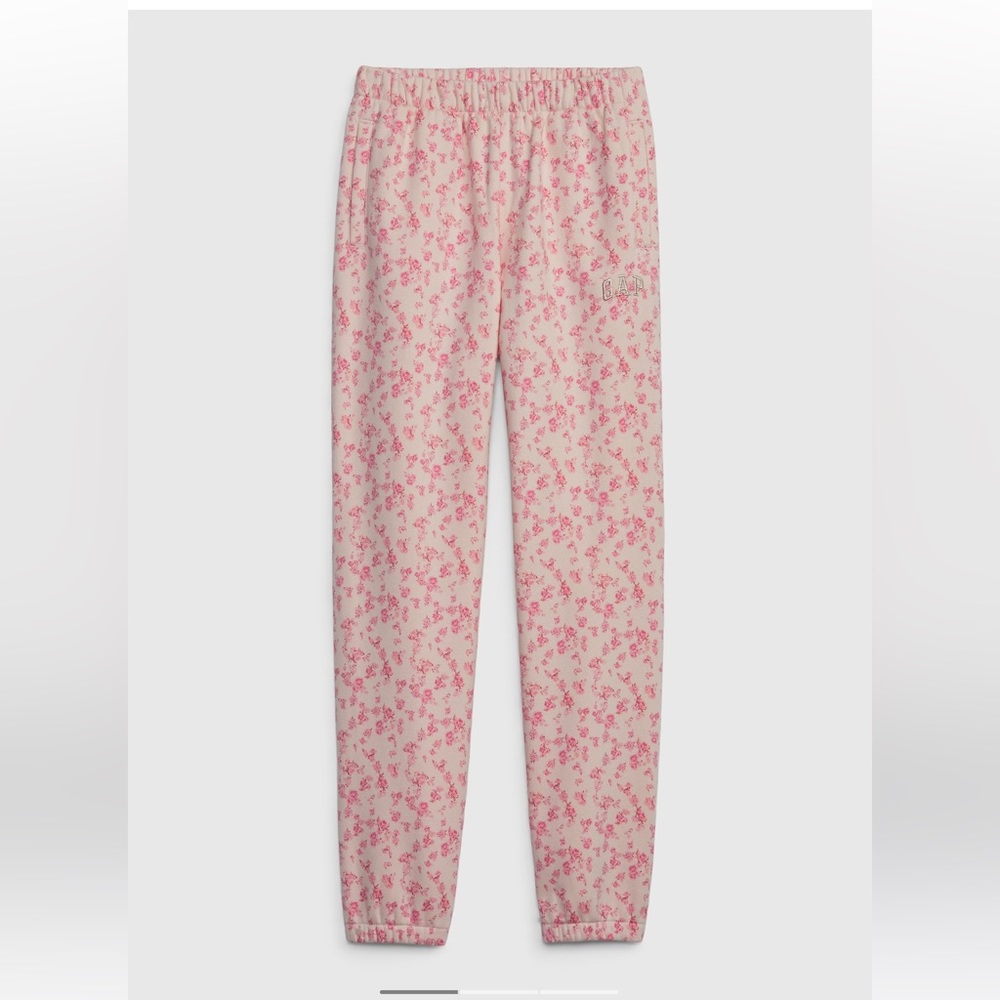 Gap × LoveShackFancy Kids Floral Joggers L (10/12) Girl, fits like Women S/M